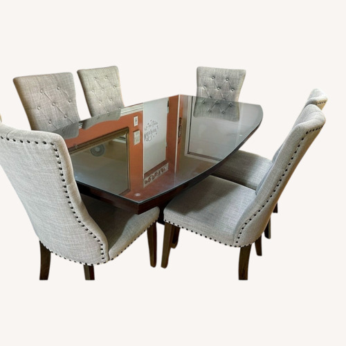 Used Dining Table with 6 Chairs  for sale on AptDeco