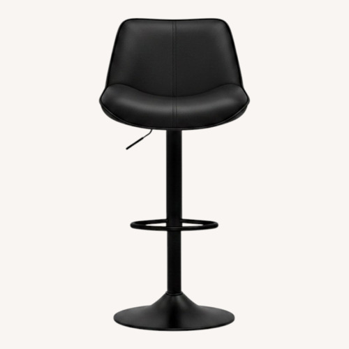 Used Wayfair Adjustable Swivel Faux Leather Bar Stools for sale on AptDeco