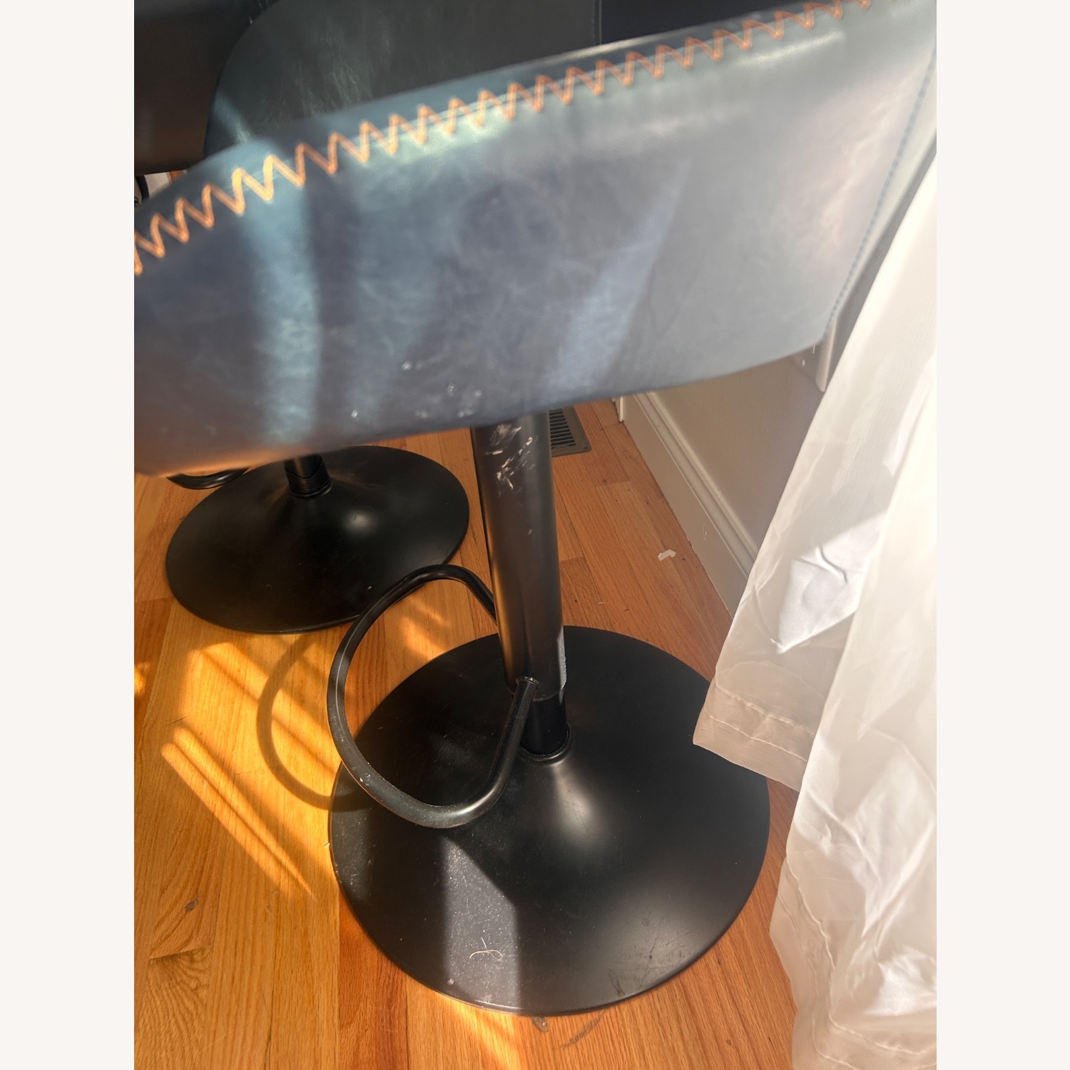 Wayfair Adjustable Swivel Faux Leather Bar Stools - image-2