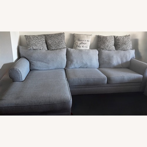 Used Light Gray Fabric 3+ Seater Sofa for sale on AptDeco
