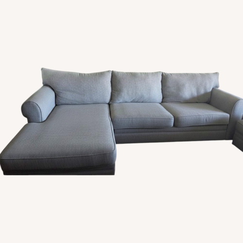 Used Light Gray Fabric 3+ Seater Sofa for sale on AptDeco