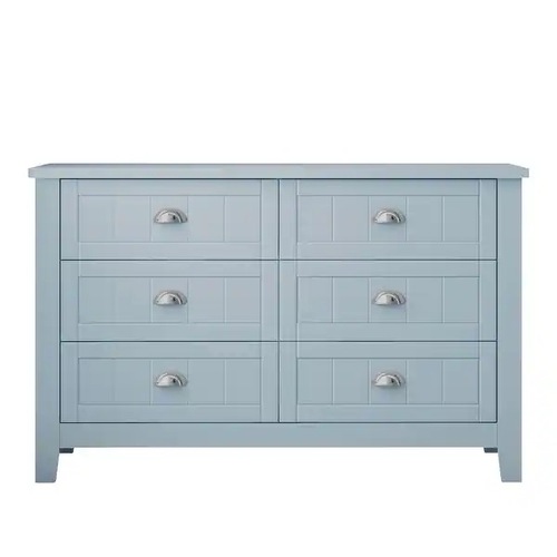 Used Blue Double Dresser Bedroom Storage Cabinet for sale on AptDeco