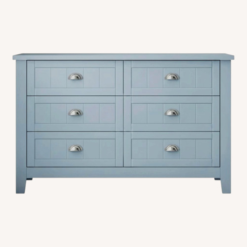 Used Blue Double Dresser Bedroom Storage Cabinet for sale on AptDeco