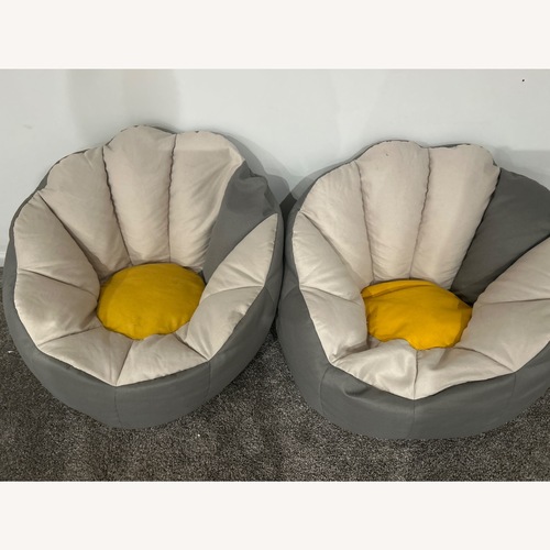 Used White Fabric Play Chairs for sale on AptDeco