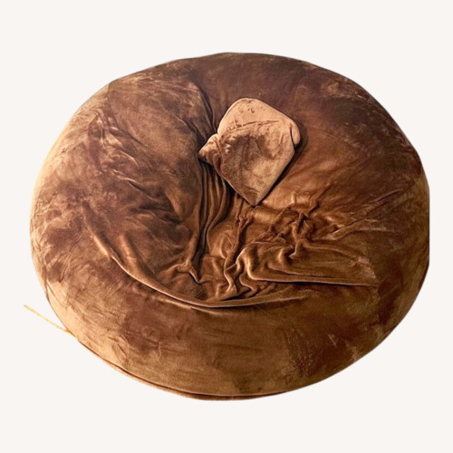 Used Dark Brown Fabric Play Chair for sale on AptDeco