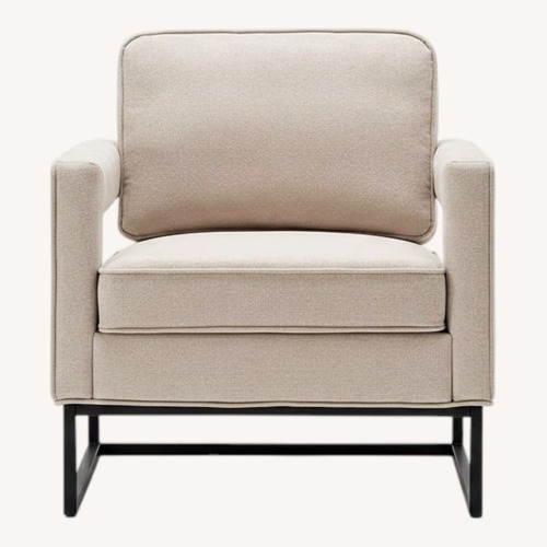 Used Modern Beige Armchair  for sale on AptDeco