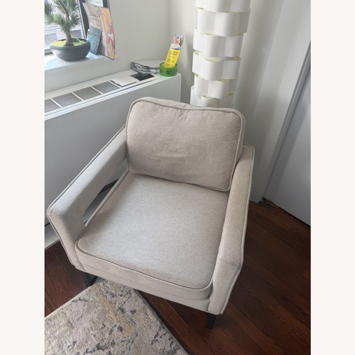 Used Modern Beige Armchair  for sale on AptDeco