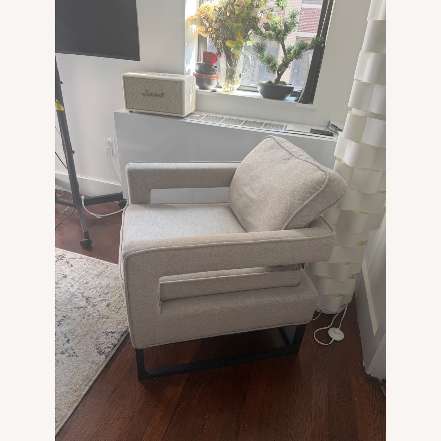 Modern Beige Armchair  - image-3