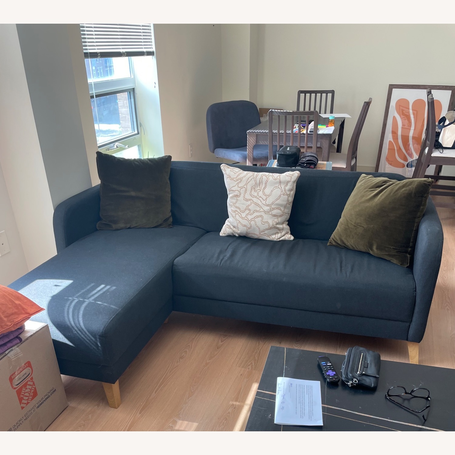 IKEA Linanas Sofa With Chaise - image-1
