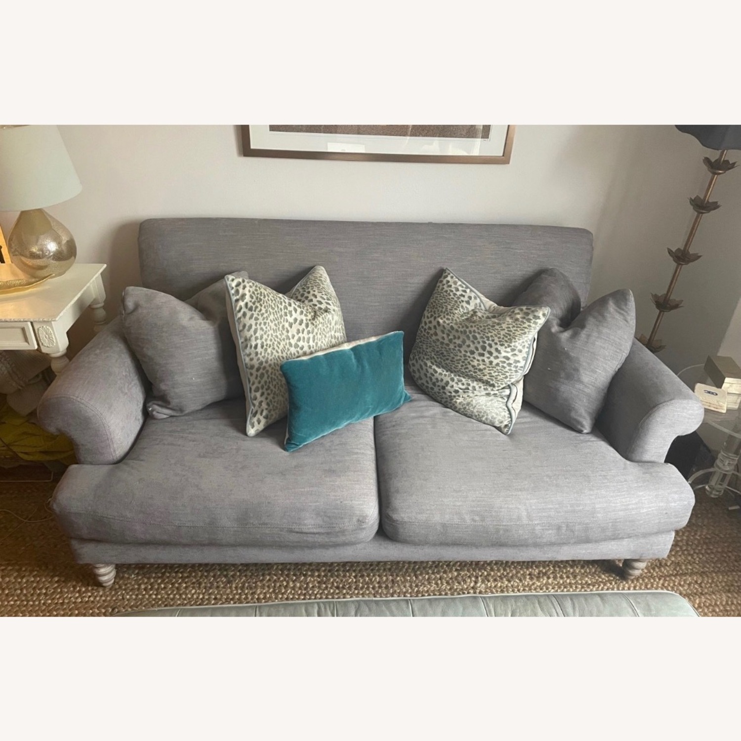 IKEA Stocksund Light Gray Fabric Loveseat - image-2