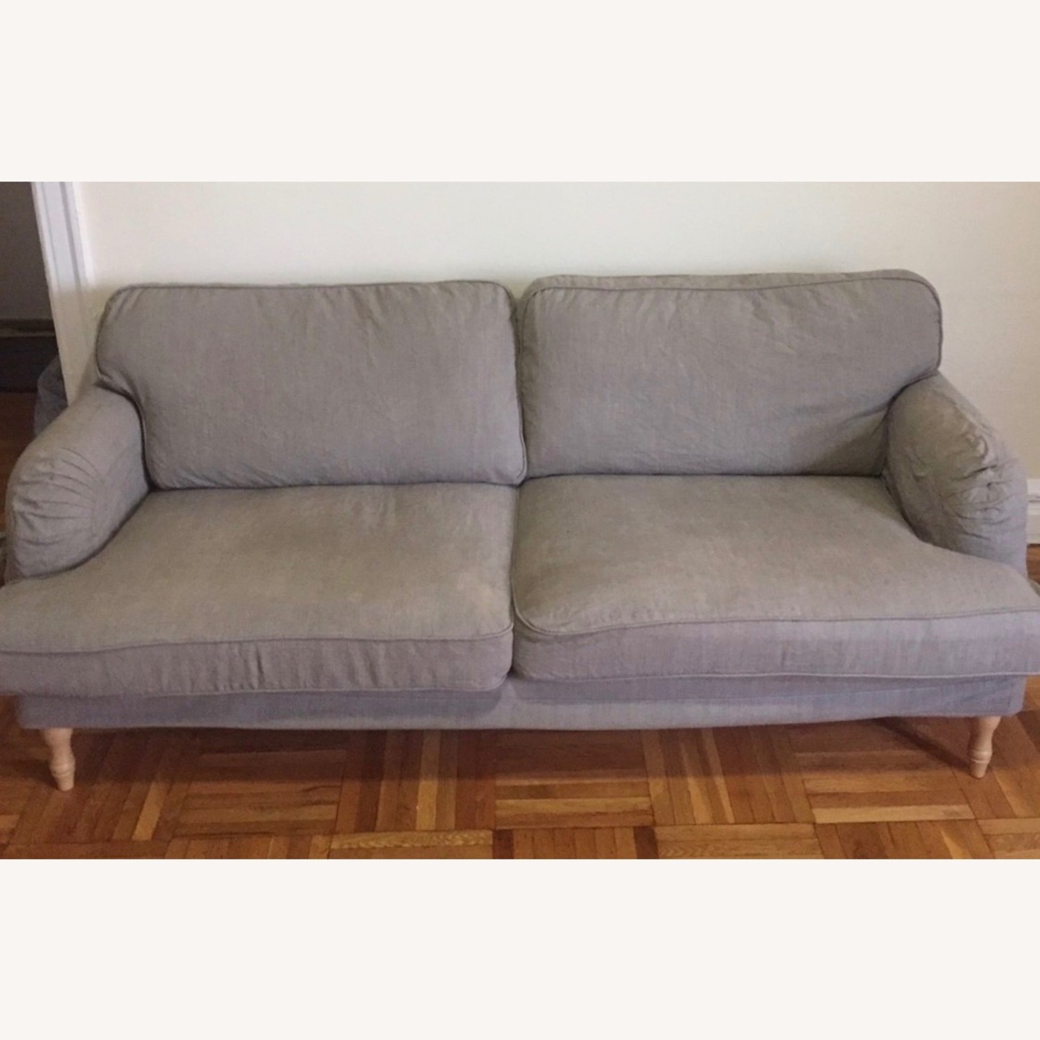 IKEA Stocksund Light Gray Fabric Loveseat - image-4