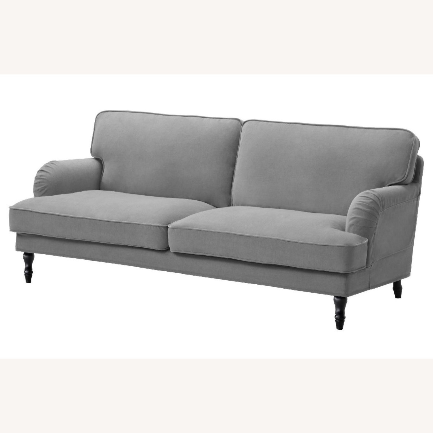 IKEA Stocksund Light Gray Fabric Loveseat - image-1