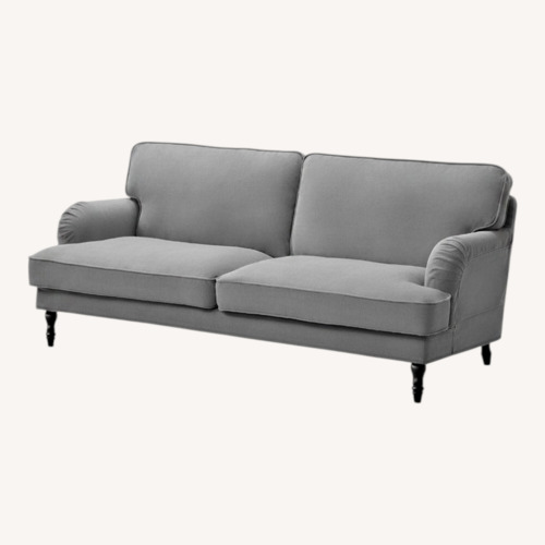 Used IKEA Stocksund Light Gray Fabric Loveseat for sale on AptDeco