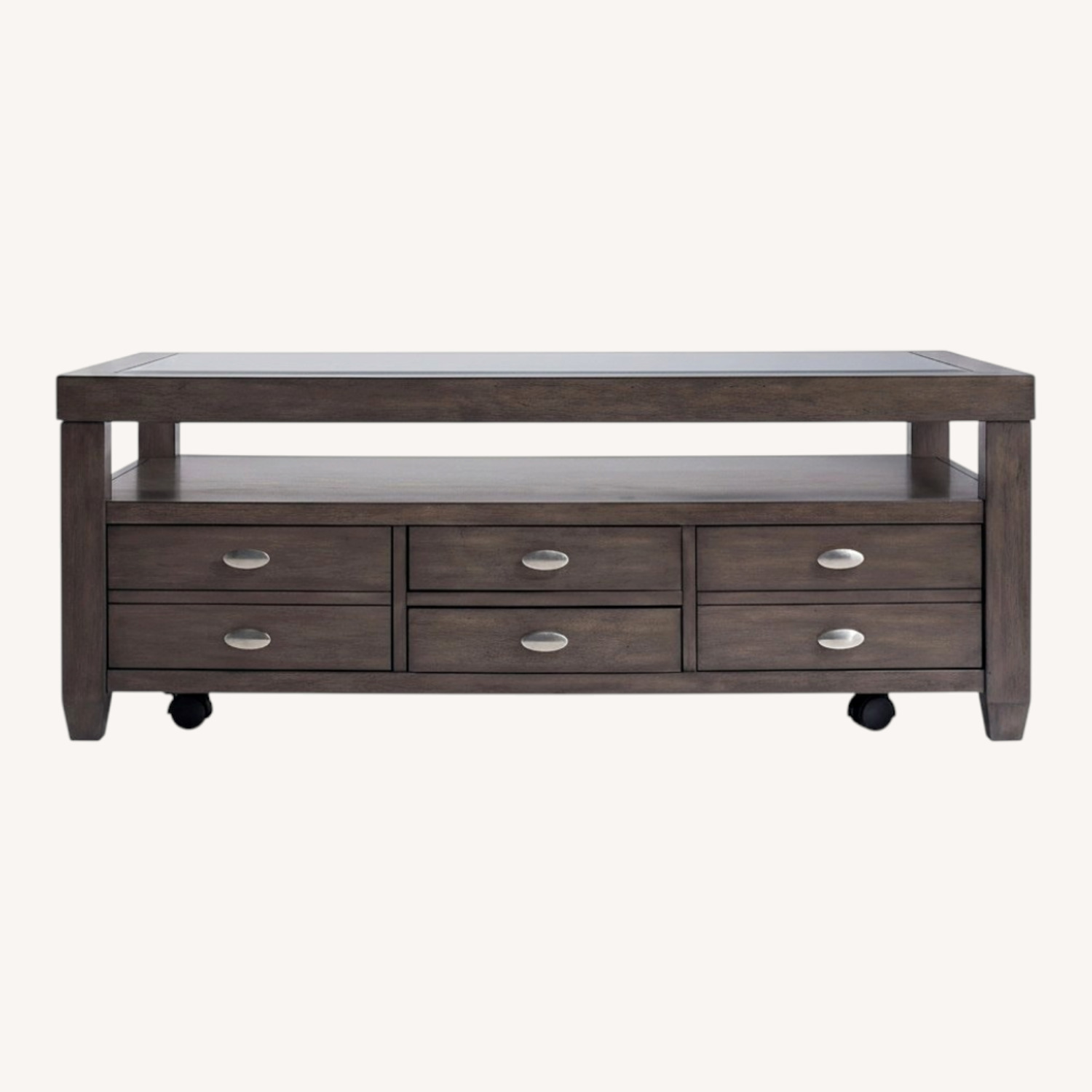 Bob's Discount Furniture Prestige Dark Brown Coffee Table - image-0