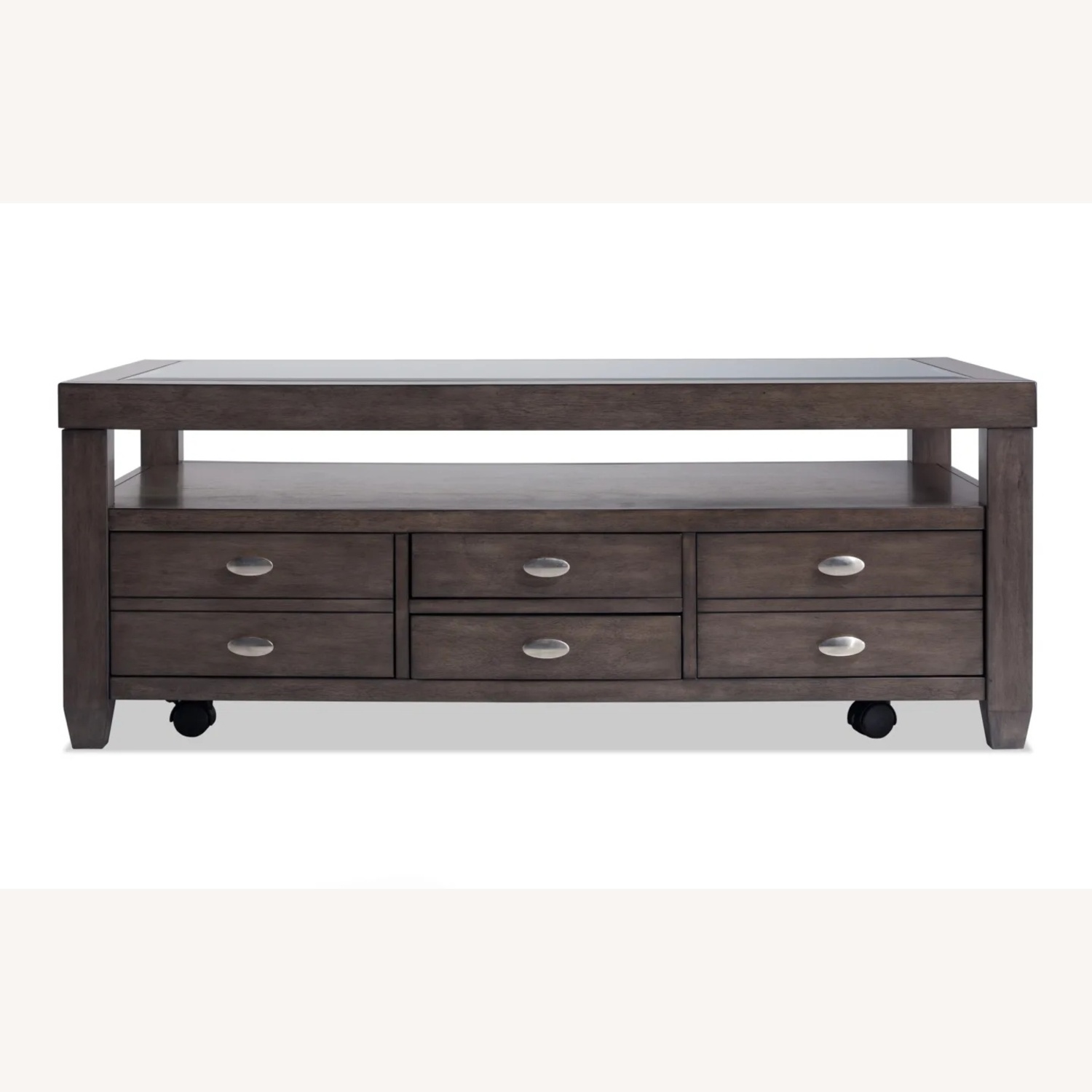 Bob's Discount Furniture Prestige Dark Brown Coffee Table - image-5
