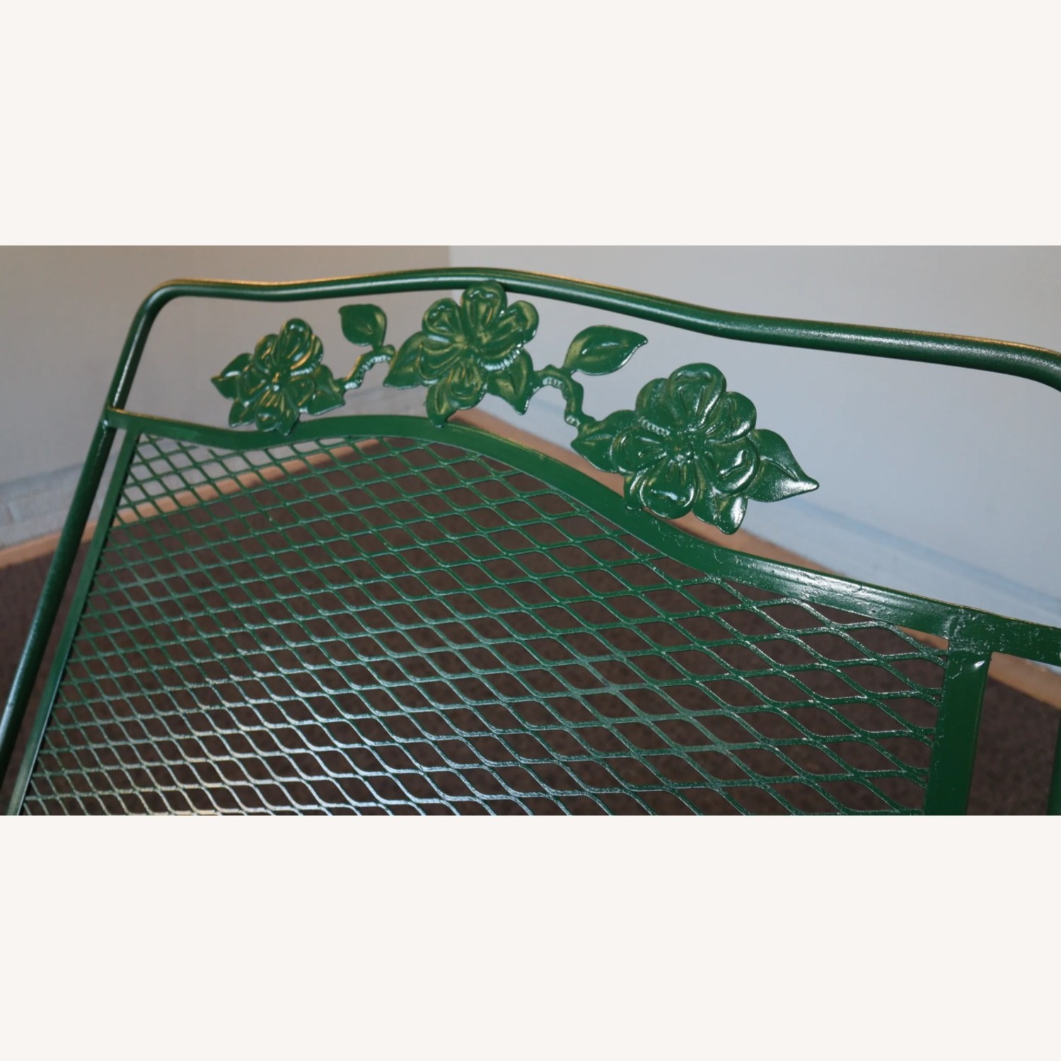 Vintage/Antique Green Patio Furniture - image-5