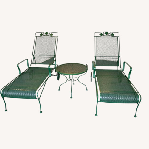 Used Vintage/Antique Green Patio Furniture for sale on AptDeco