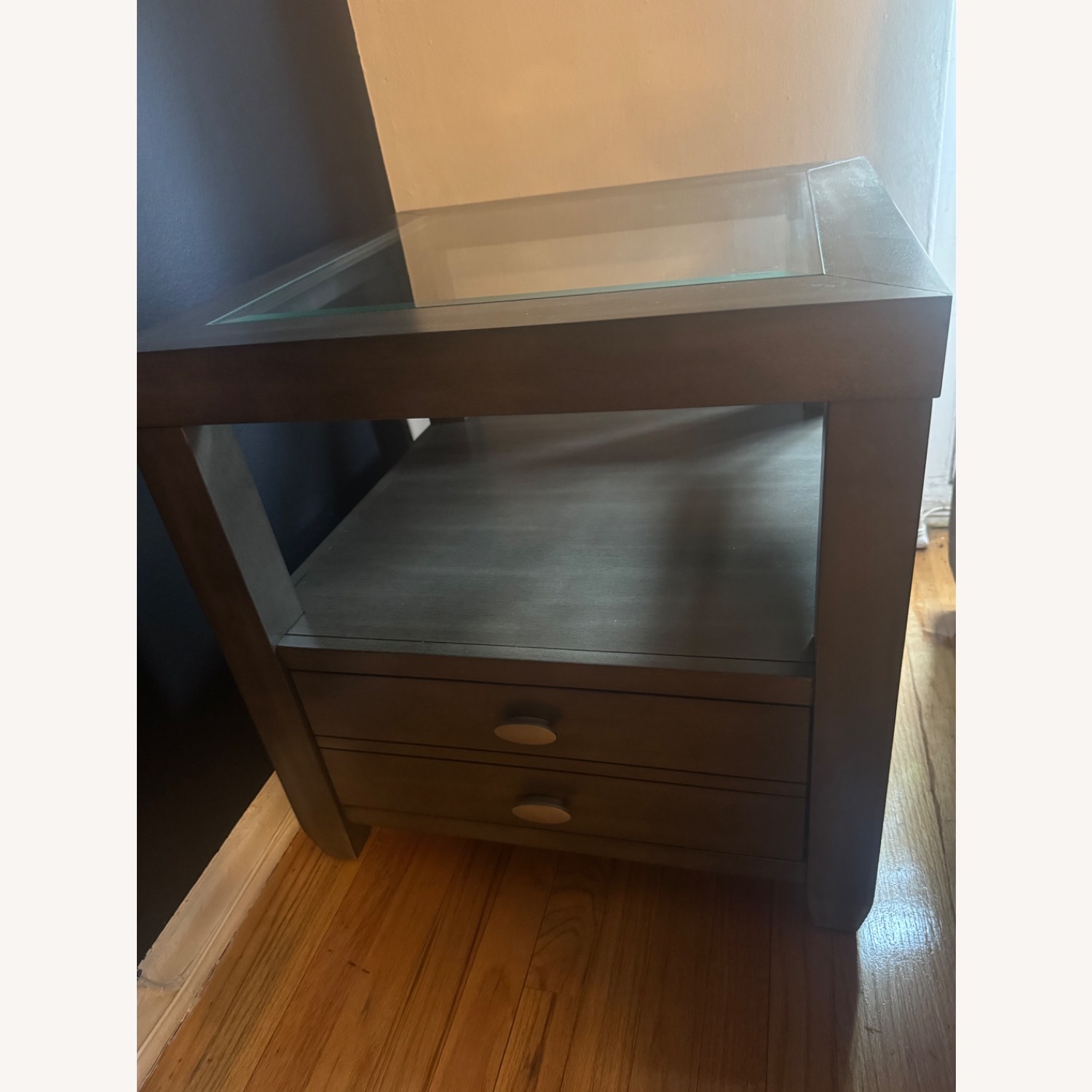 Prestige Gray Storage End Table - image-2