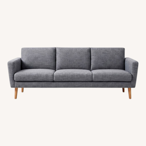 Used West Elm Dark Gray Fabric 3+ Seater Sofa for sale on AptDeco