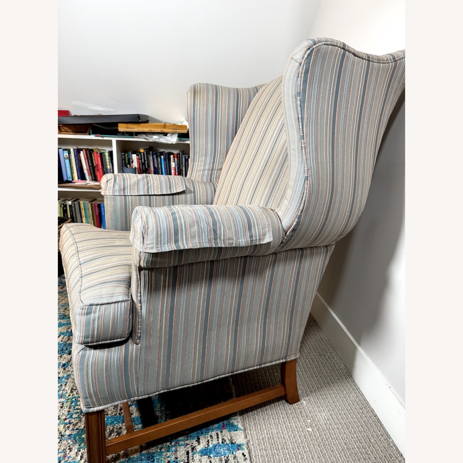 Ethan Allen Vintage Wingback Armchair - image-4