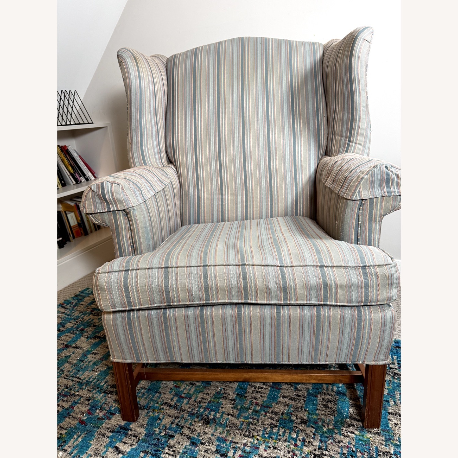Ethan Allen Vintage Wingback Armchair - image-3