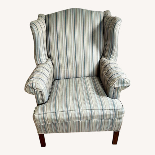 Used Ethan Allen Vintage Wingback Armchair for sale on AptDeco