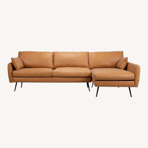 Used Albany Park Light Brown Chaise Lounge for sale on AptDeco