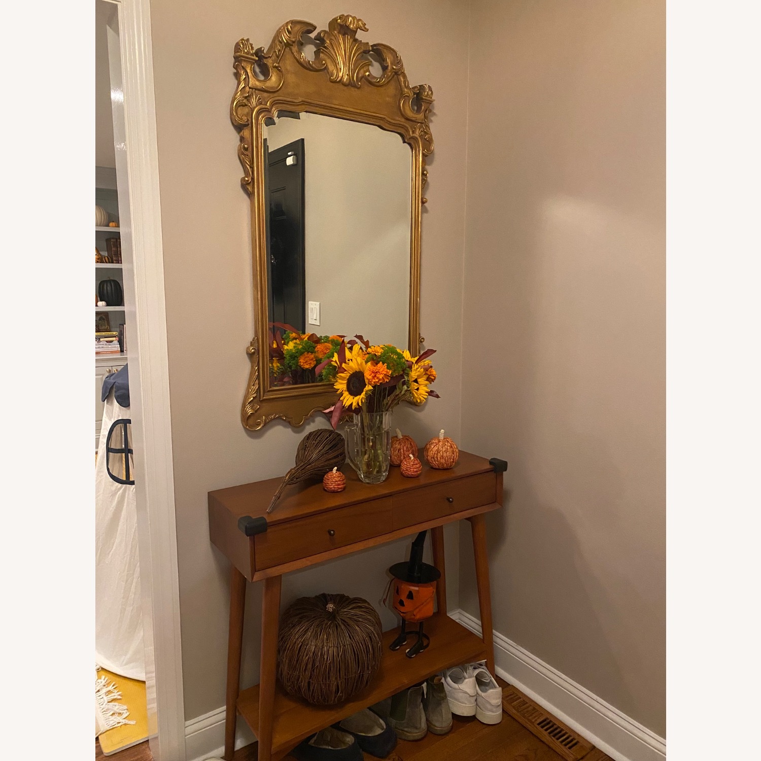 West Elm Natural Side Table - image-2
