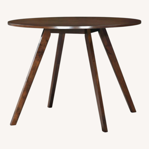 Used AllModern Nikolai Solid Wood Round Dining Table for sale on AptDeco