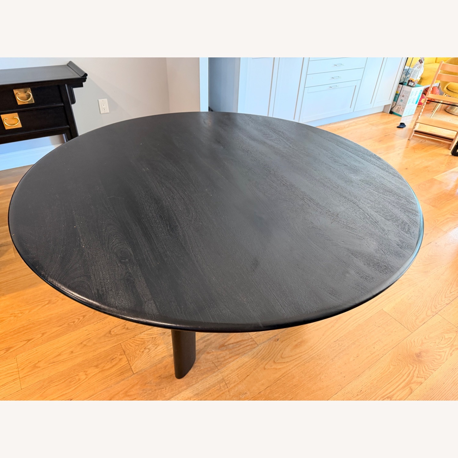 West Elm Anton 60”Wedge Wood Round Dining Table - image-2