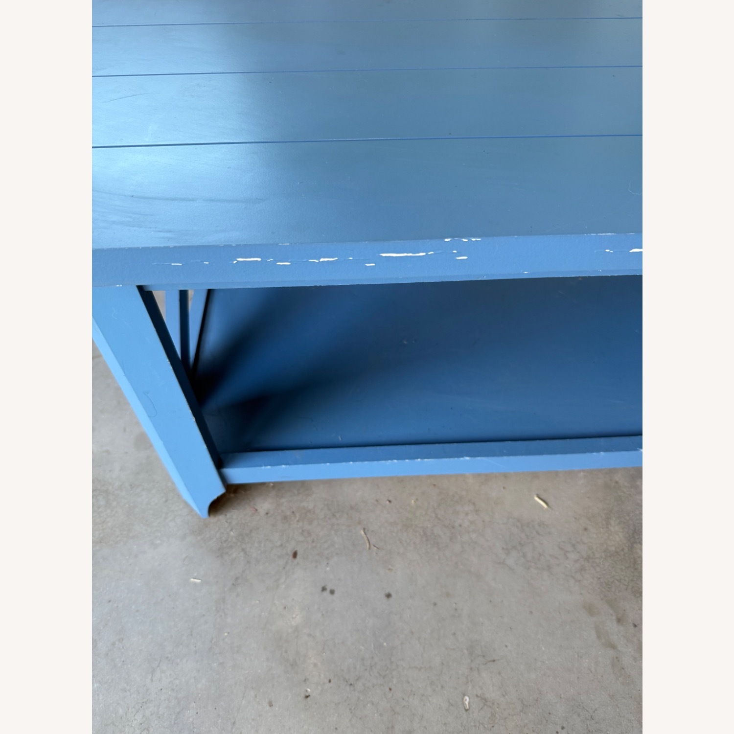 Peters-Revington Blue Wood Coffee Table - image-7