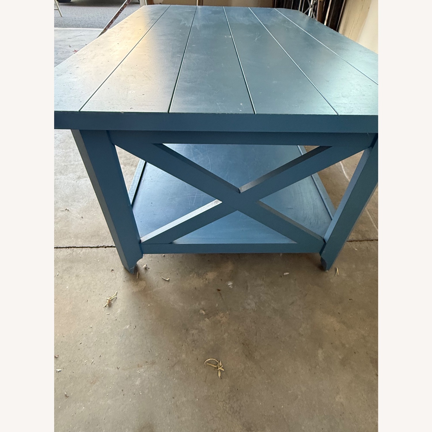 Peters-Revington Blue Wood Coffee Table - image-4