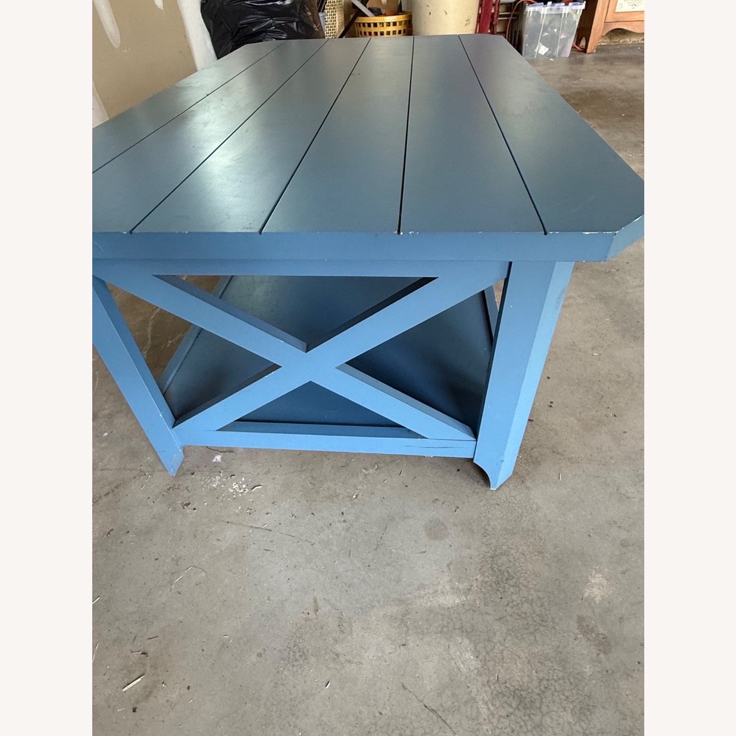 Peters-Revington Blue Wood Coffee Table - image-5
