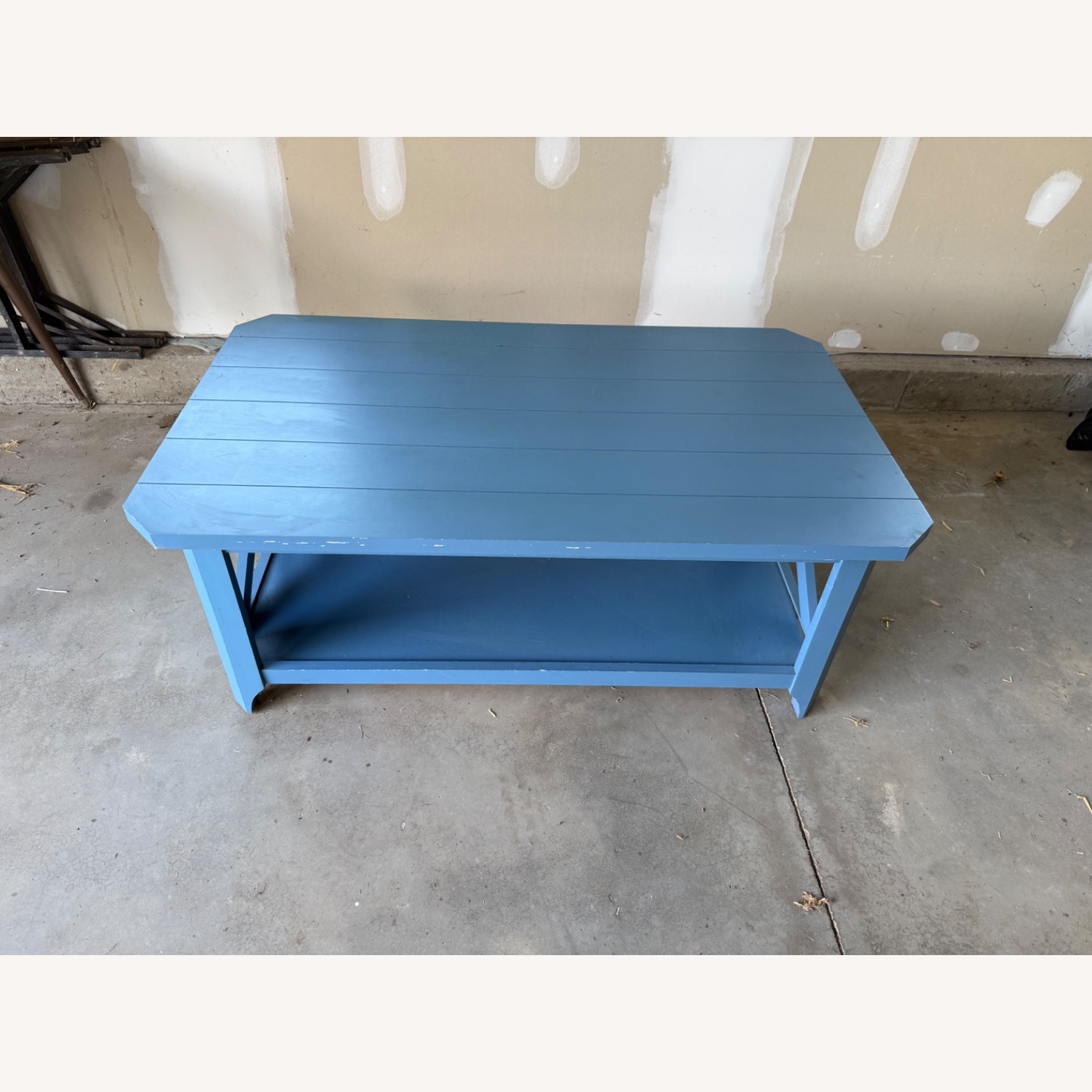 Peters-Revington Blue Wood Coffee Table - image-1