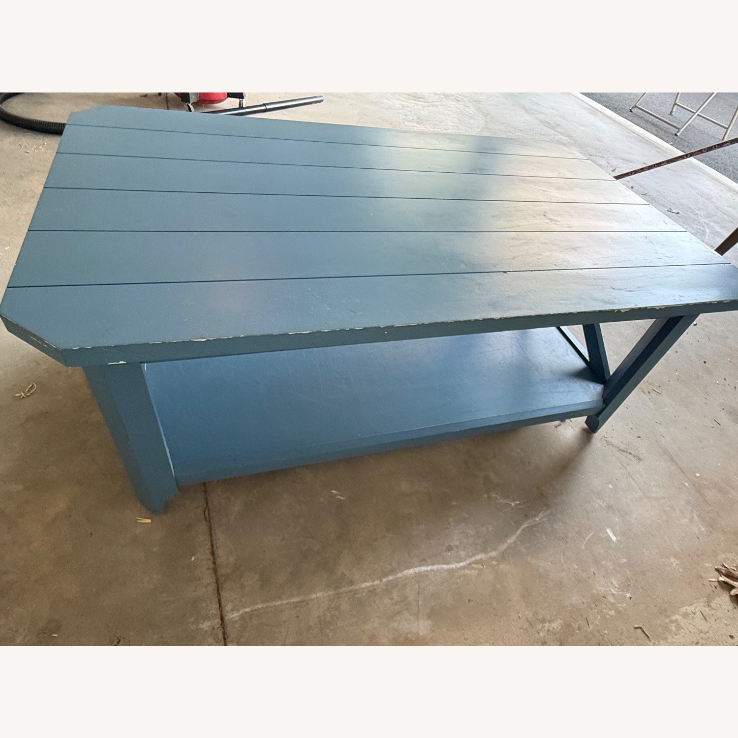 Peters-Revington Blue Wood Coffee Table - image-3