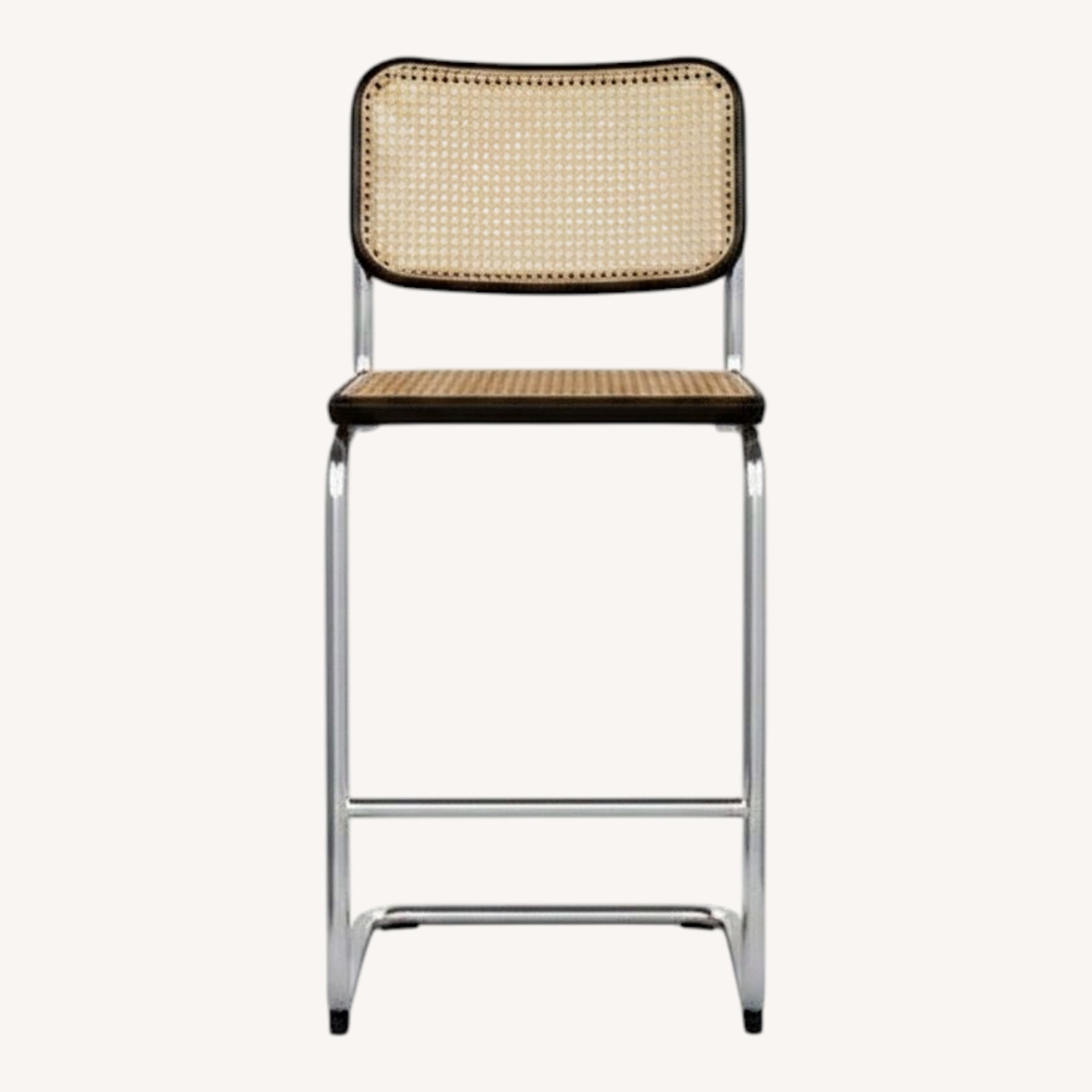Wayfair Rattan Bar Stool with Black Frame - image-0
