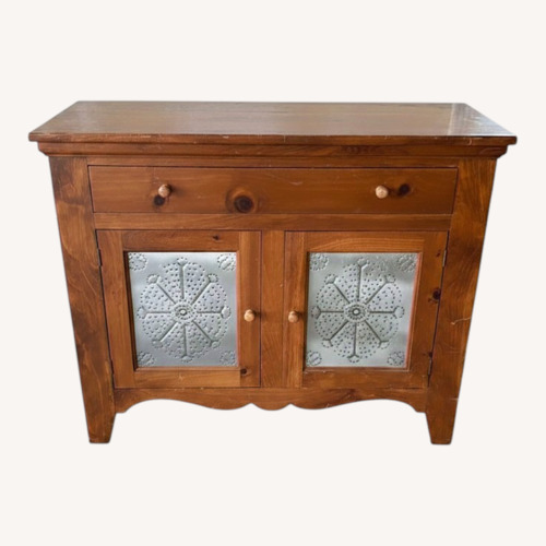 Used Vintage Pennsylvania House Wood Side Table Storage for sale on AptDeco