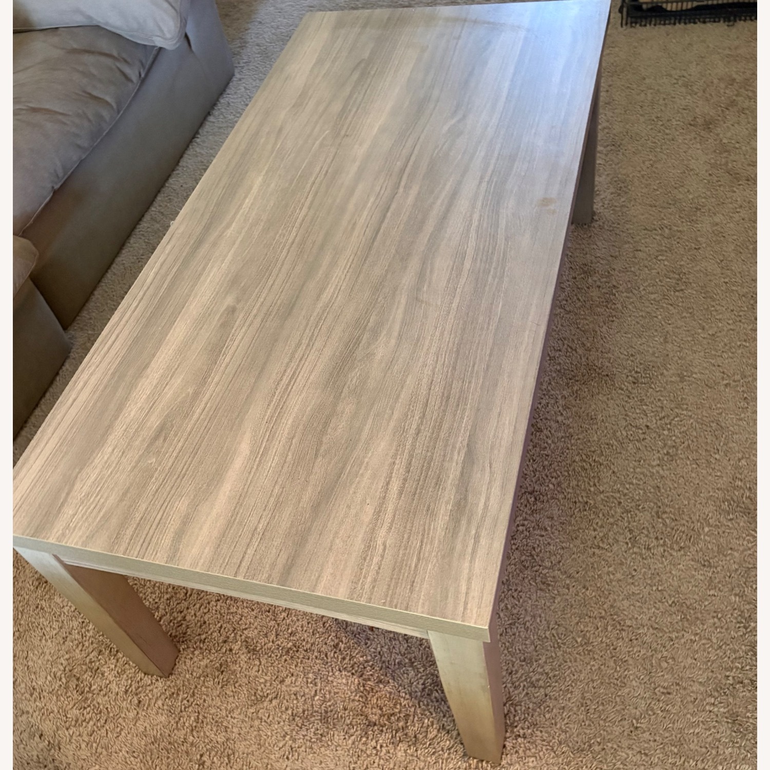 Gray Coffee Table and 2 Matching End Tables - image-1