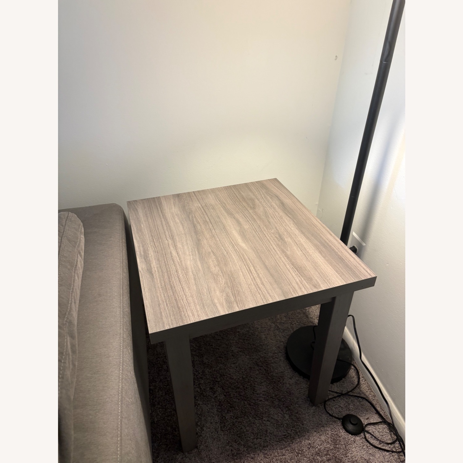 Gray Coffee Table and 2 Matching End Tables - image-3