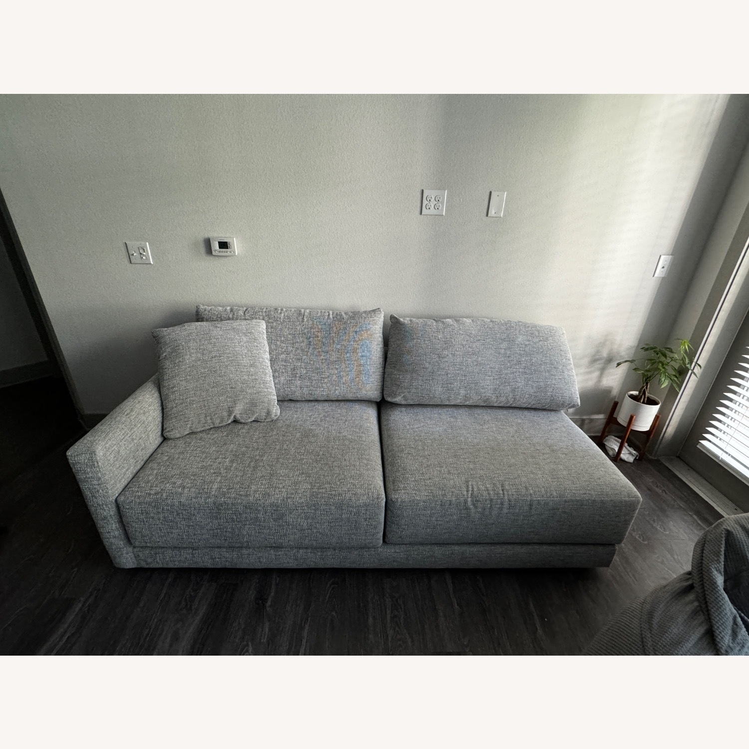 Crate & Barrel Gather Deep Right-Arm Sofa Sectional Piece - image-1