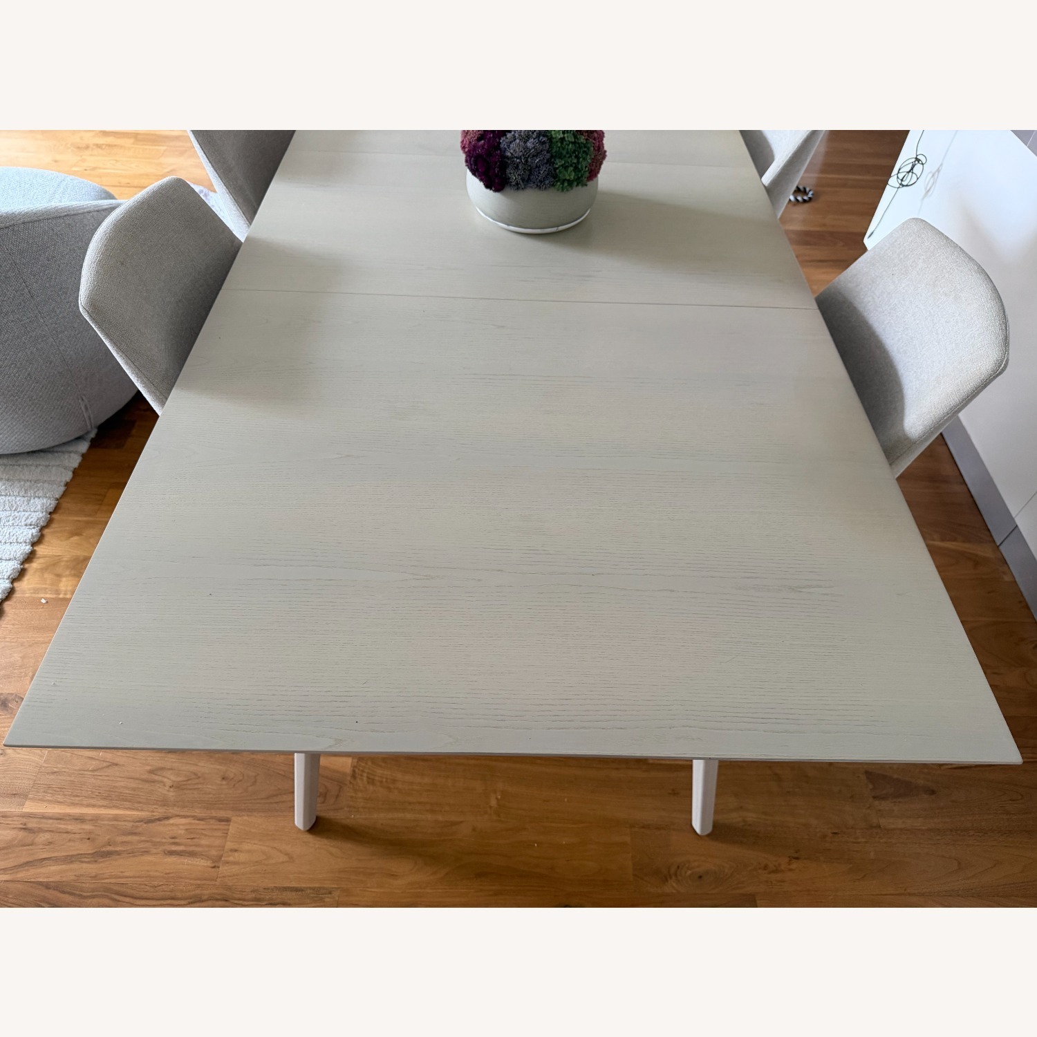 West Elm Mid-Century Expandable Dining Table Pebble - image-3