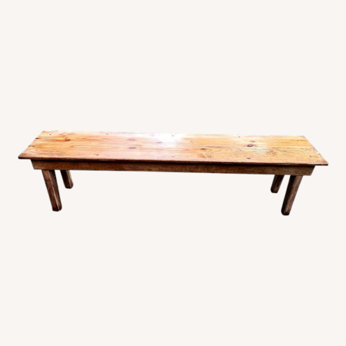 Used Custom made Rustic Bench for sale on AptDeco