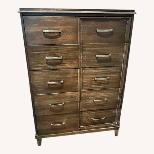 Used Dark Brown Wood Dresser for sale on AptDeco