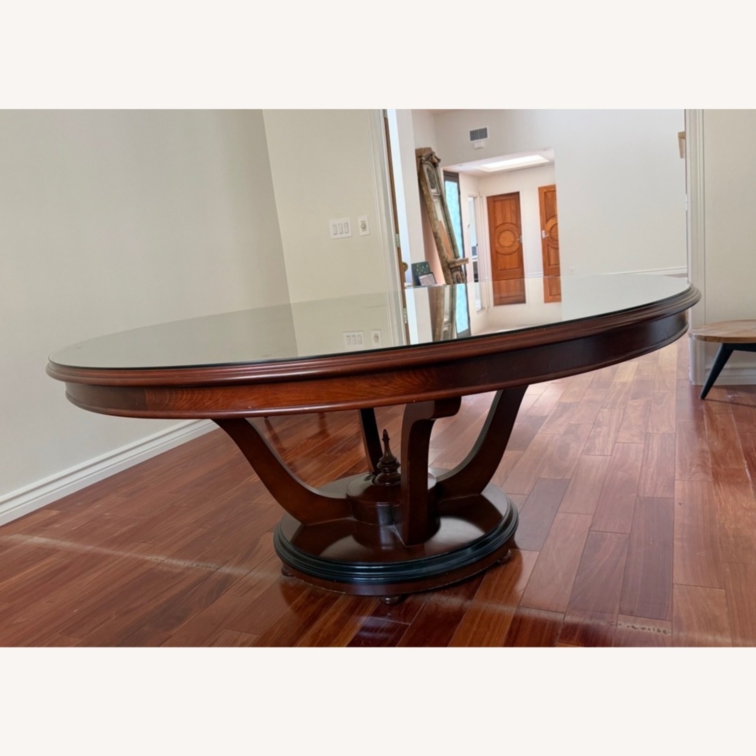Round Wood Dining Room Table - image-2