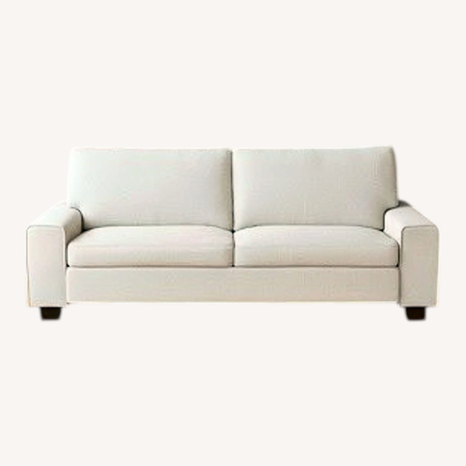 Amazon White Fabric 2 Seater Sofa - image-0