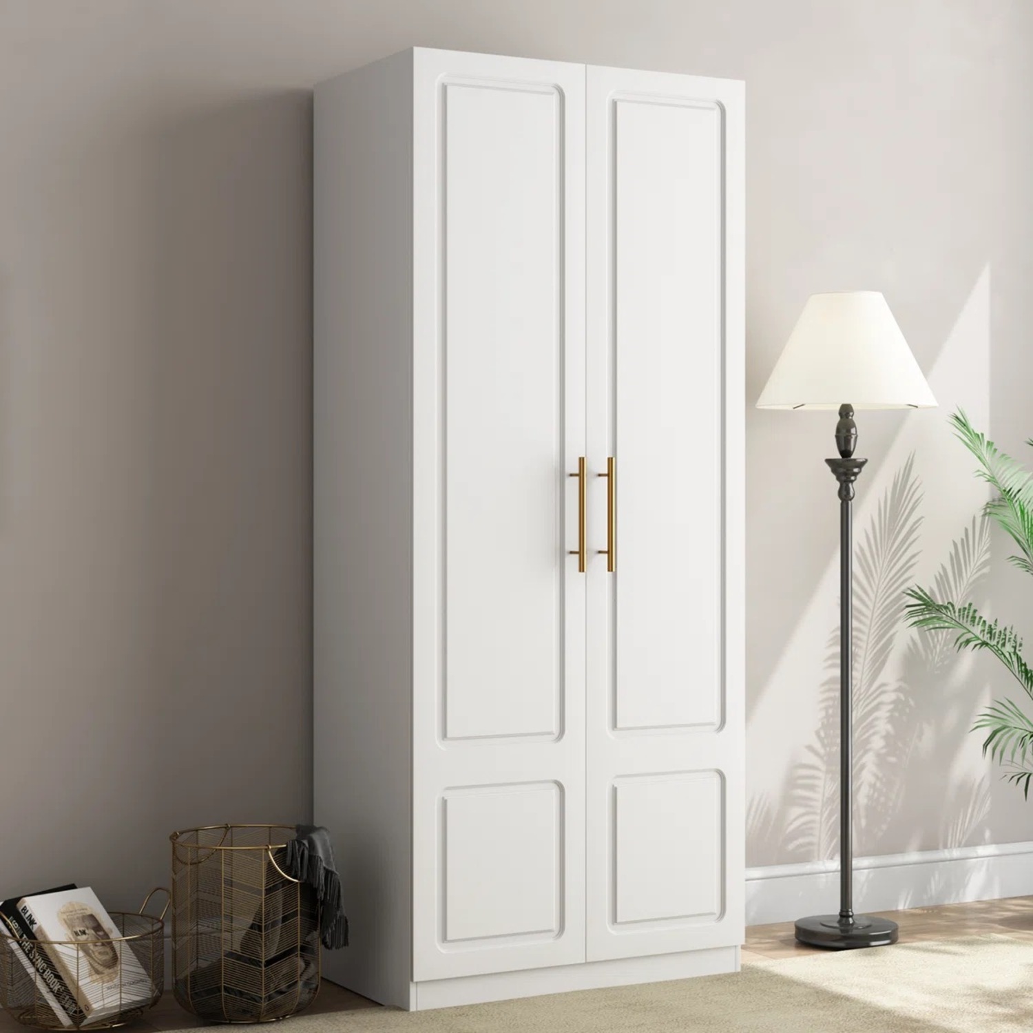 Wayfair White Wardrobe Armoire - image-4