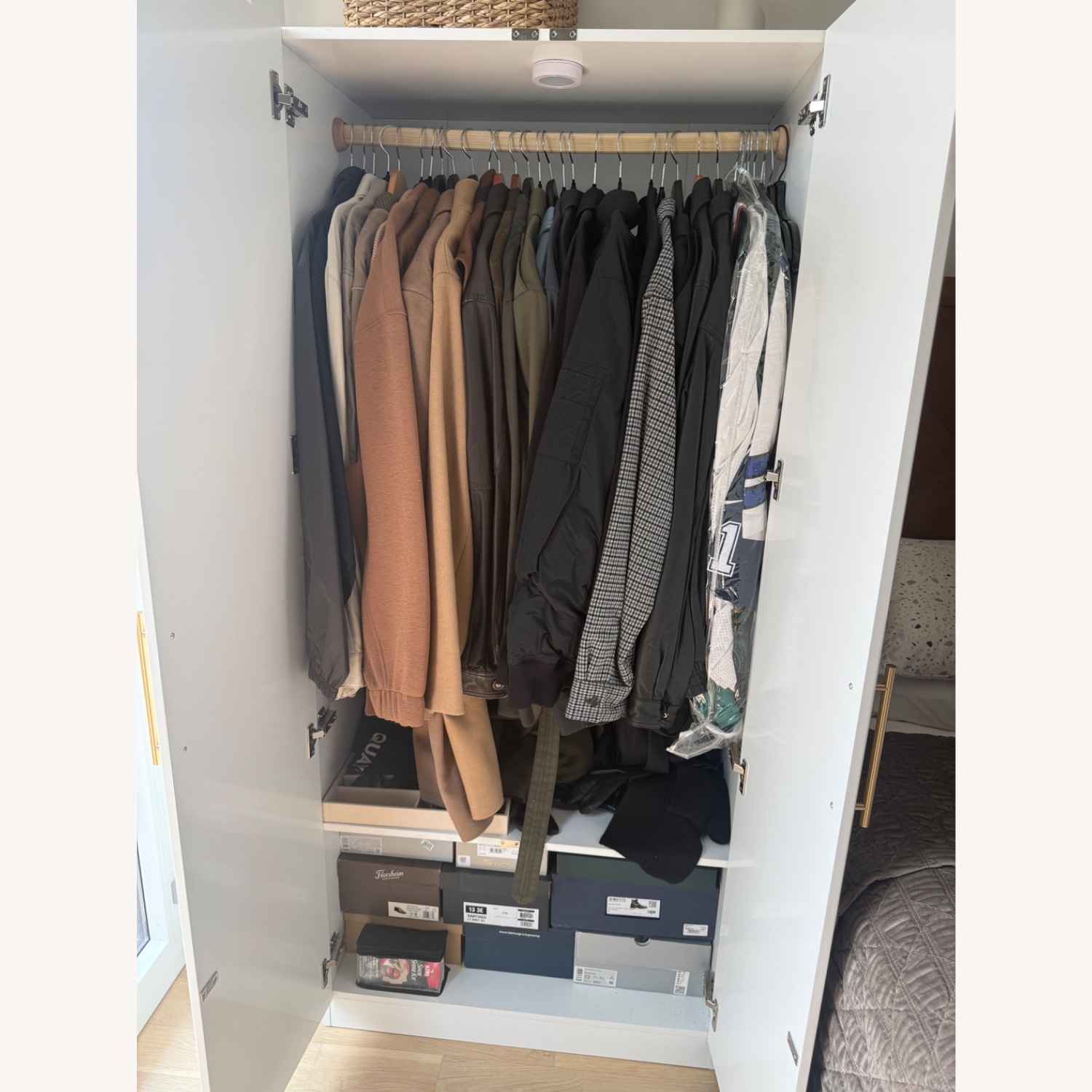 Wayfair White Wardrobe Armoire - image-2