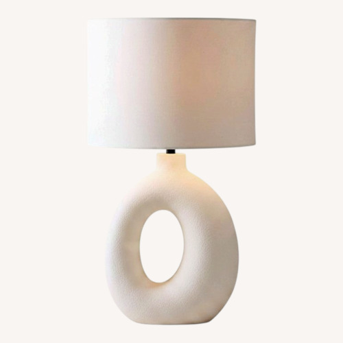 Used CB2 Algarve Ceramic Table Lamp for sale on AptDeco