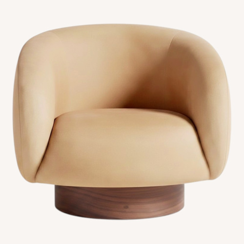 Used Crate & Barrel Leather Accent Chair for sale on AptDeco