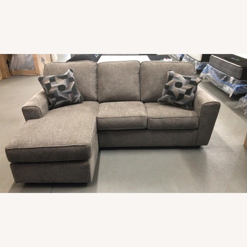 Used New Dark Brown Fabric 3+ Piece Sectional for sale on AptDeco